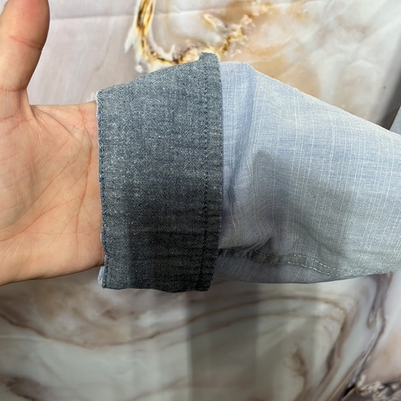 Paper Denim and Cloth Girls Button Down Adjustable Sleeve Collared Size 10/12 - Picture 5 of 16